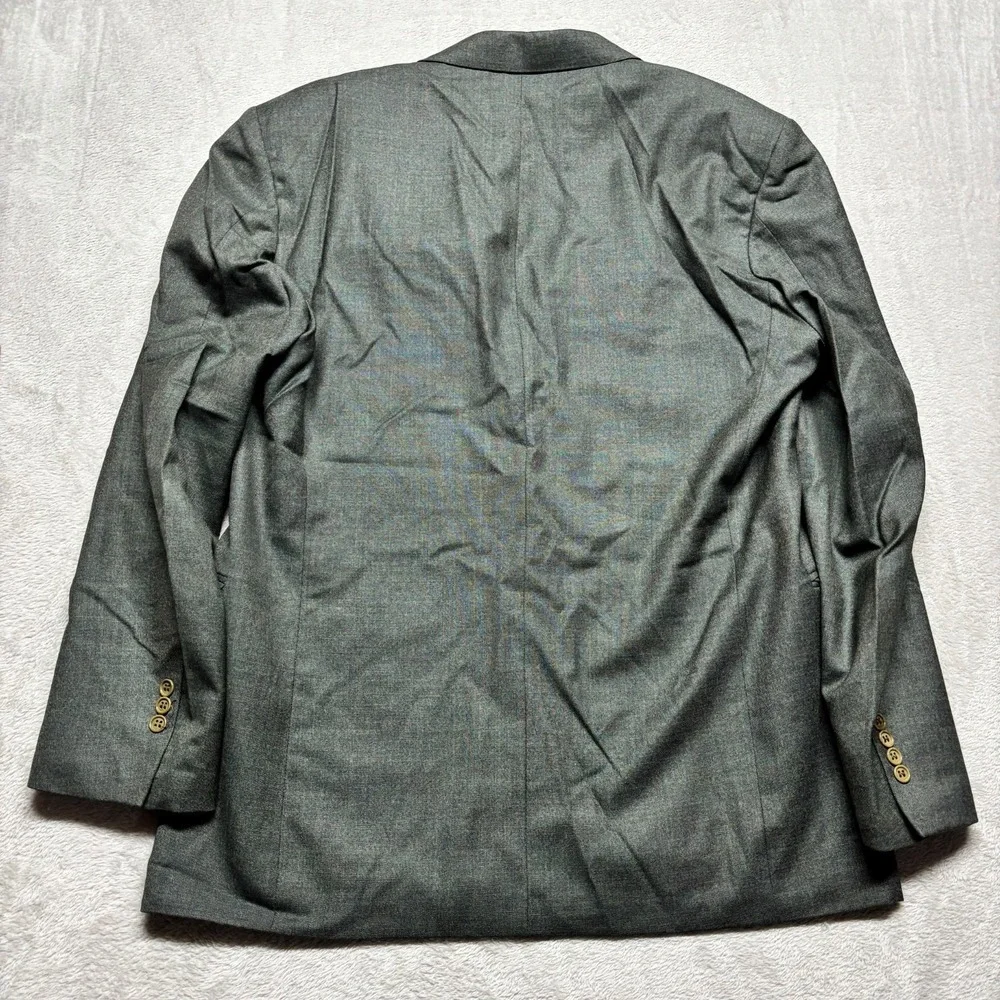 Canali Blazer Mens 52R EU 42R US Green Sportcoat Wool Made‎ In Italy